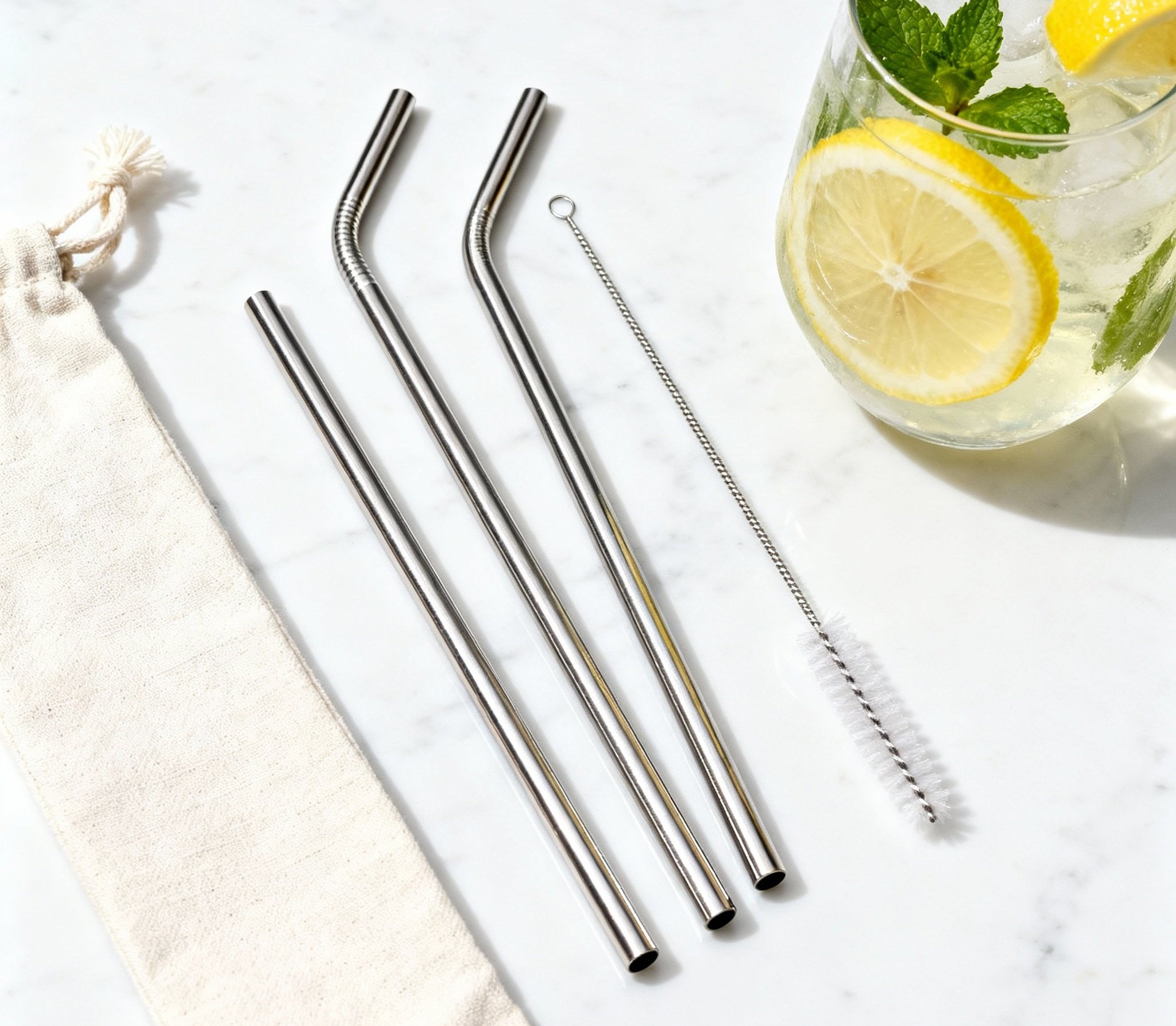 Sedotan Stainless Steel Set