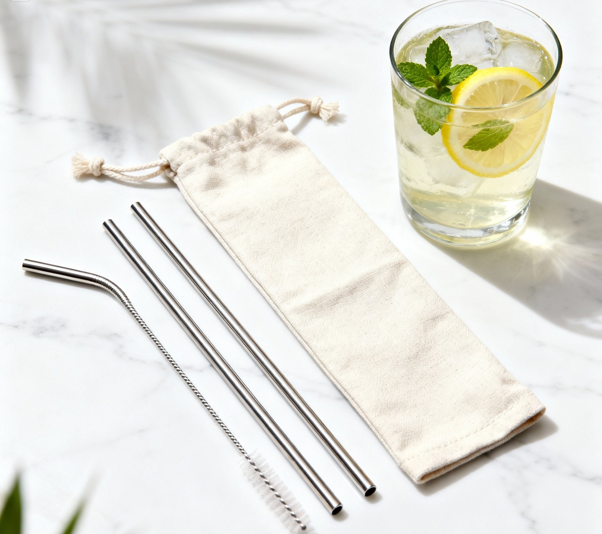 Sedotan Stainless Steel Set