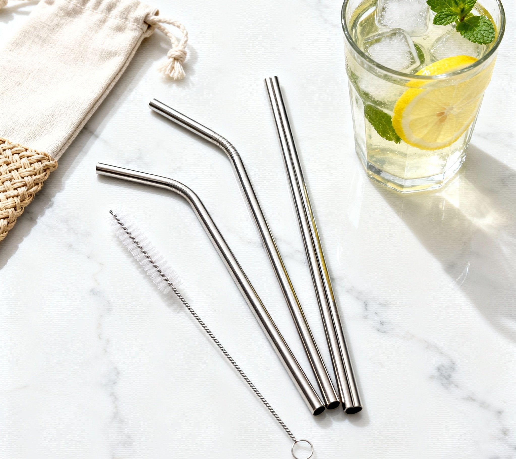 Sedotan Stainless Steel Set