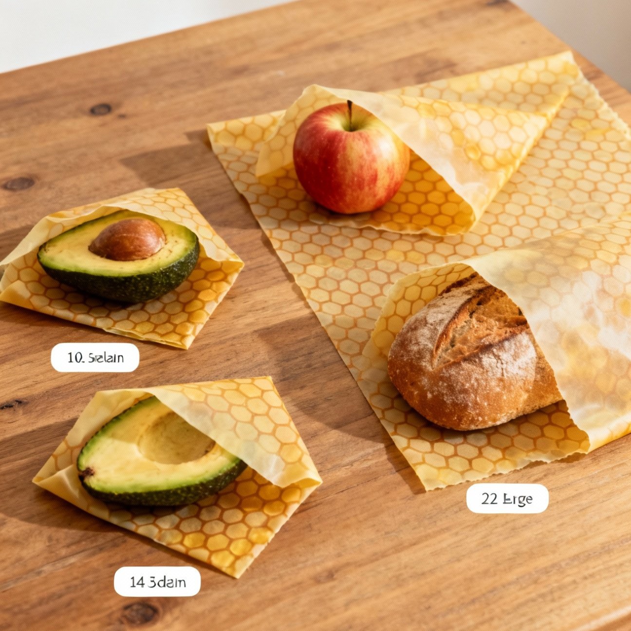 Beeswax Food Wrap (Paket 3 Ukuran)