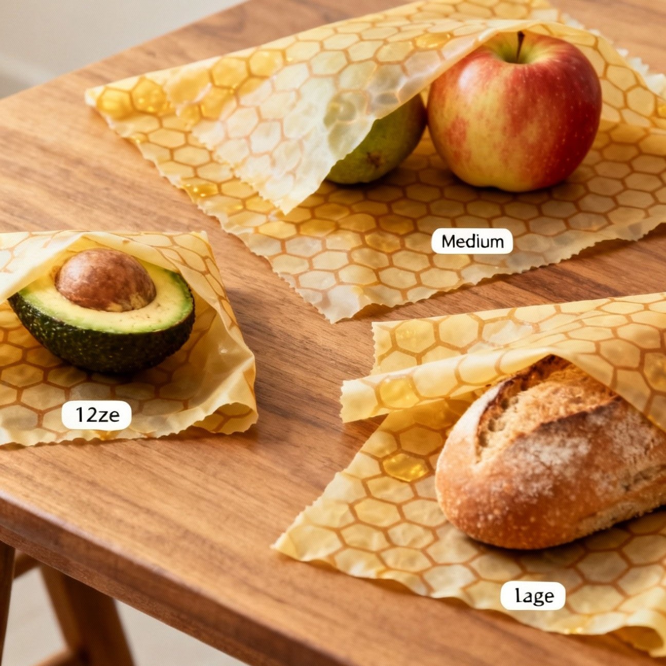 Beeswax Food Wrap (Paket 3 Ukuran)