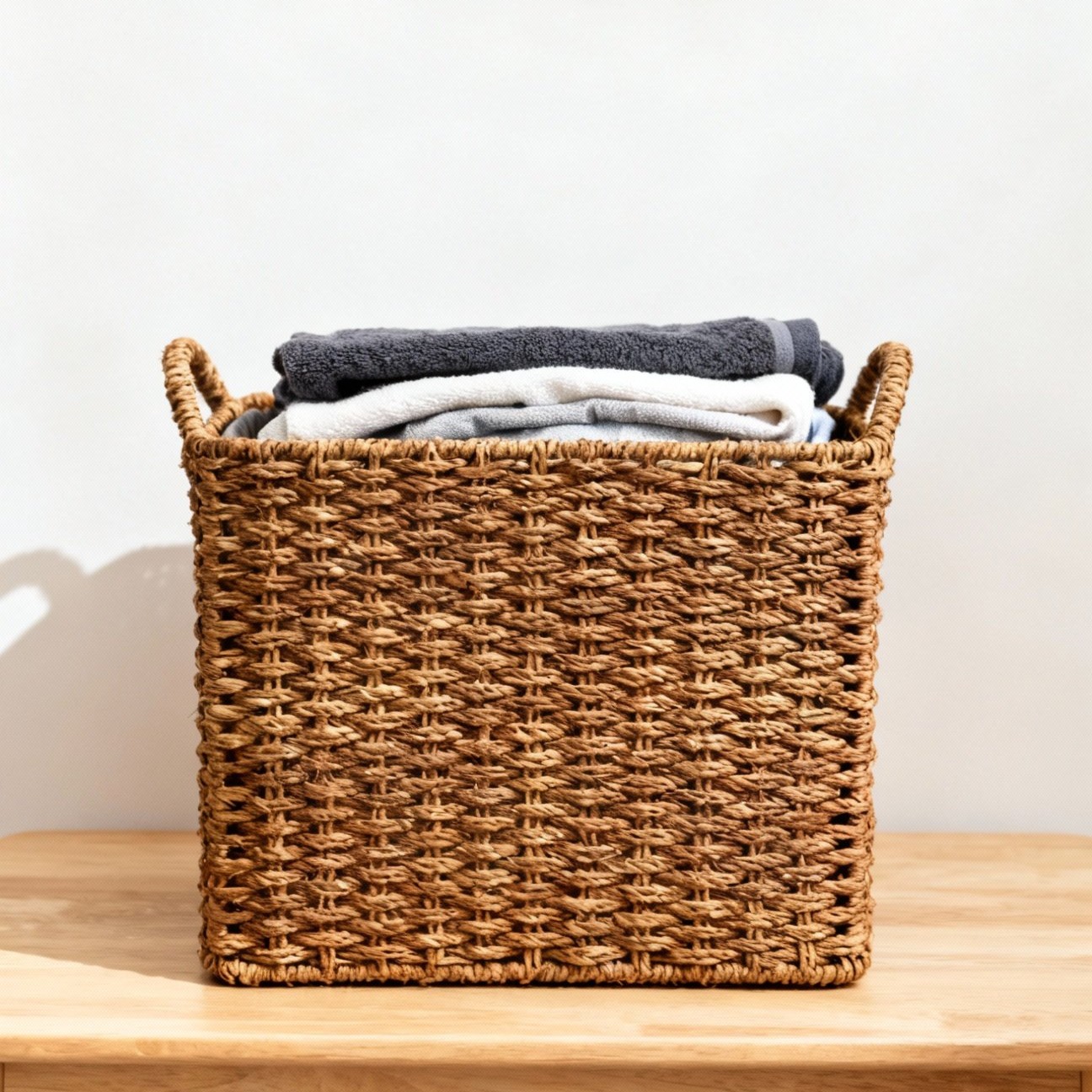 Keranjang Laundry Anyaman Eceng Gondok